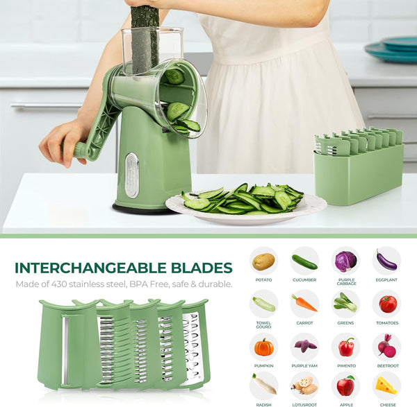 Easy Spin Cheese Grater