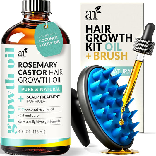 Hair Growth Oil & Scalp Massager Set