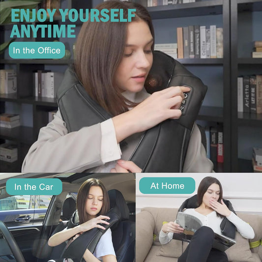💆 Shiatsu Neck & Shoulder Massager with Heat
