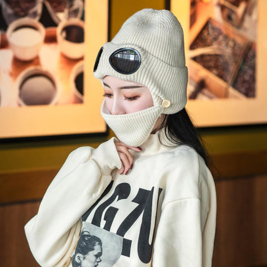 Aviator Goggle Winter Beanie