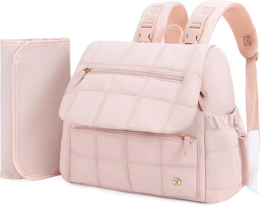 Stylish Puffer Bag Set for Moms